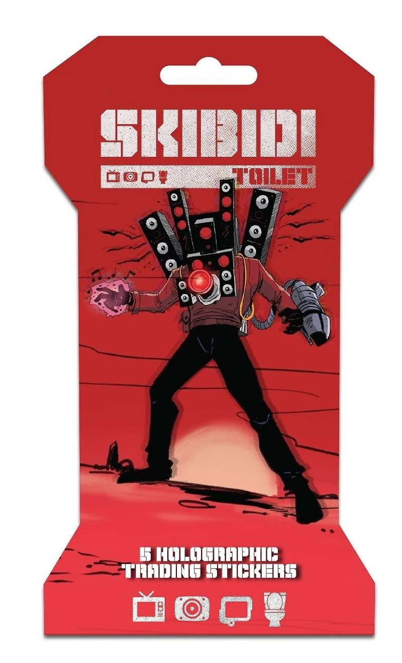 Skibidi Toilet Trading Stickers Blind Pack