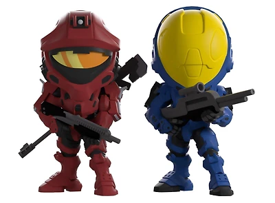 Youtooz Halo Red Vs. Blue Vinyl Figure Set 2-Pack