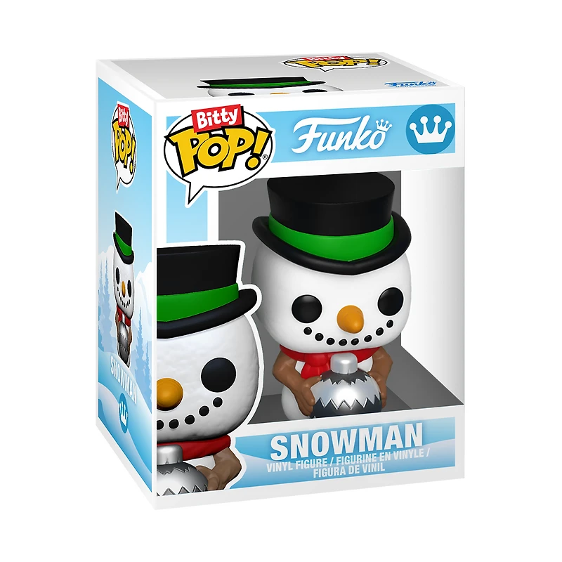Funko Bitty Pop! Ornaments Snowman 0.9-in Vinyl Figure