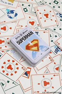 Superman Playing Cards with Tin