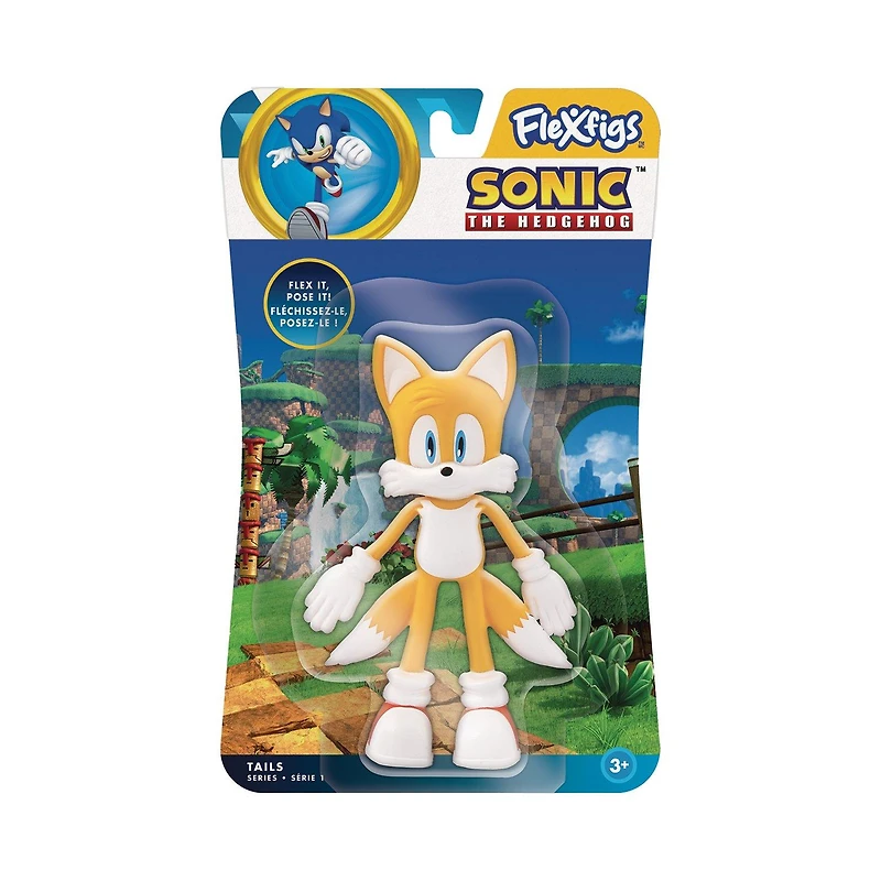 Diamond Comics Flexfigs Sonic the Hedgehog Tails 4.75-in Action Figure