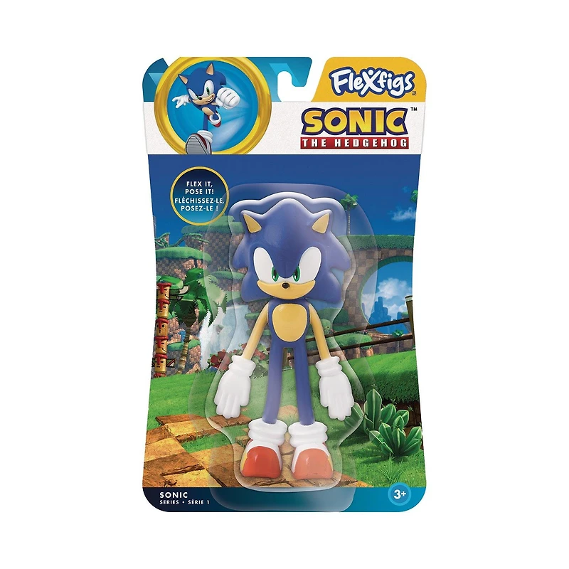 Diamond Comics Flexfigs Sonic the Hedgehog Sonic 4.75-in Action Figure