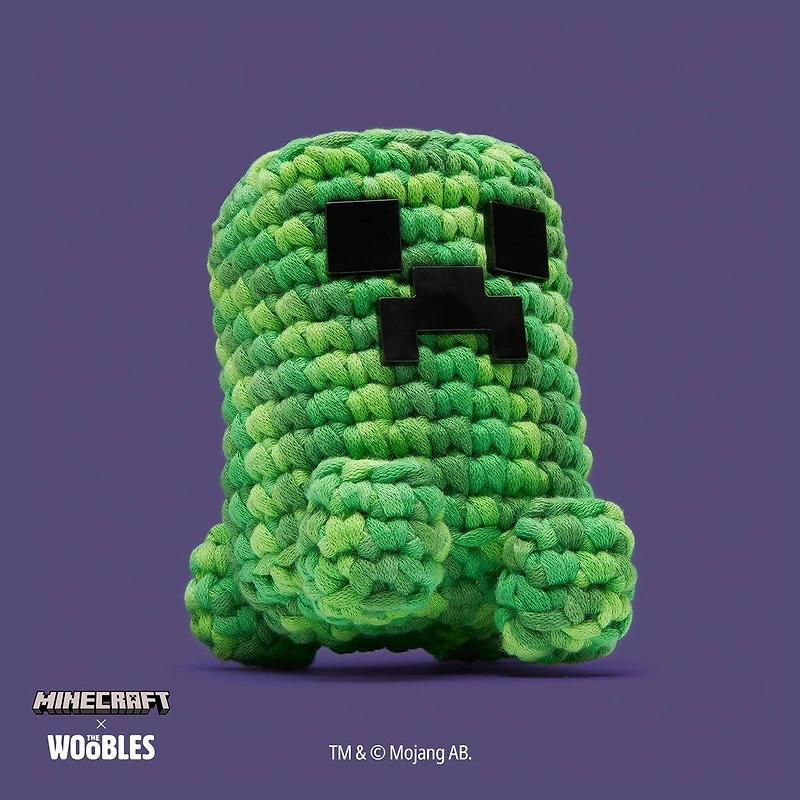 The Woobles Minecraft Creeper Beginner Crochet Kit