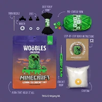 The Woobles Minecraft Creeper Beginner Crochet Kit