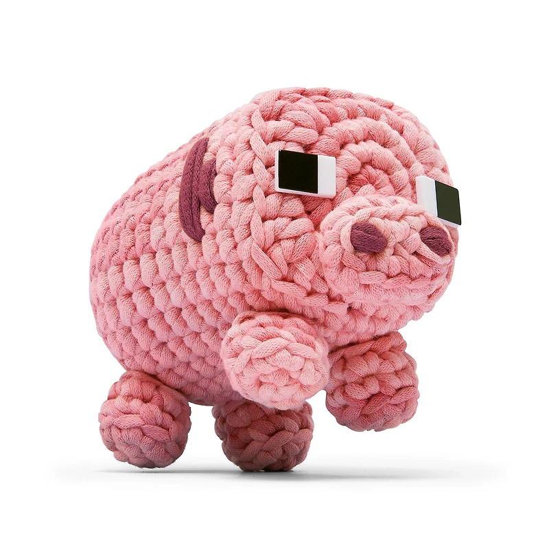 The Woobles Minecraft Pig Beginner Crochet Kit