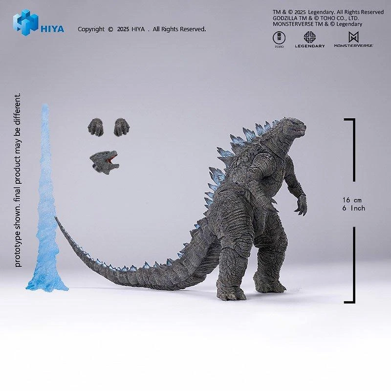 Hiya Toys Godzilla 2014 Exquisite Basic Godzilla Translucent 7-in Action Figure