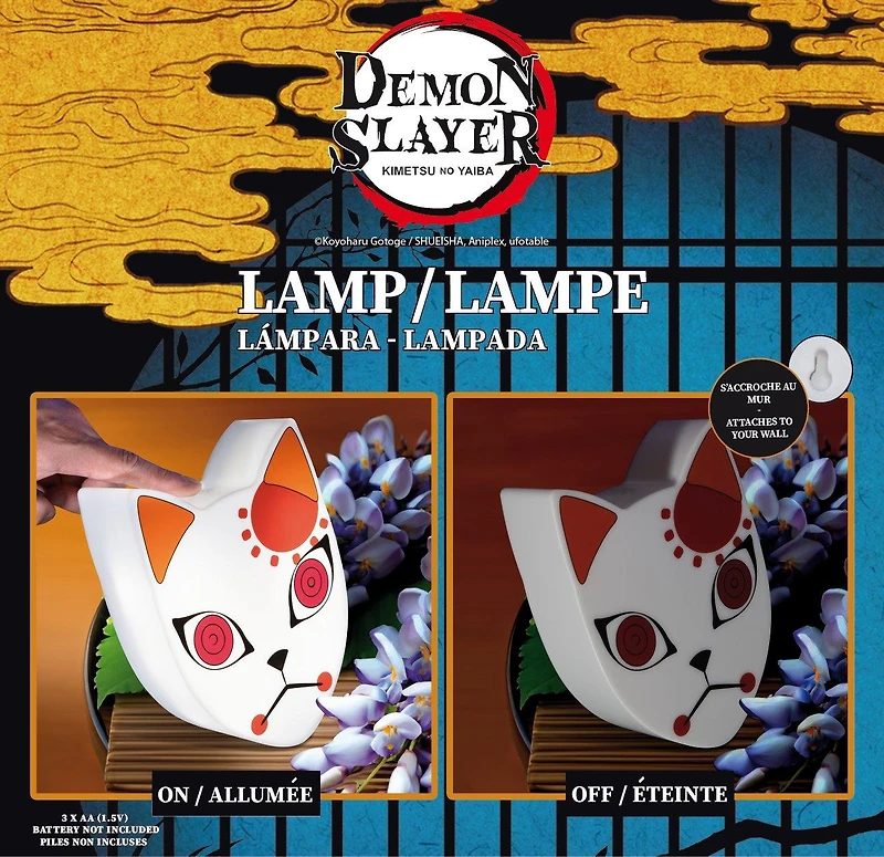 Demon Slayer: Kimetsu No Yaiba Fox Mask Lamp