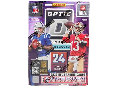 2023 Panini Donruss Optic NFL Football 6-Pack Blaster Box (Pink Parallels)