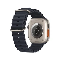 Apple Watch Ultra 49mm (A2622) Titanium Case with Midnight Ocean Band - Black