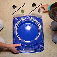 Hasbro Beyblade X Drop Attack Battle Set with Beystadium Arena