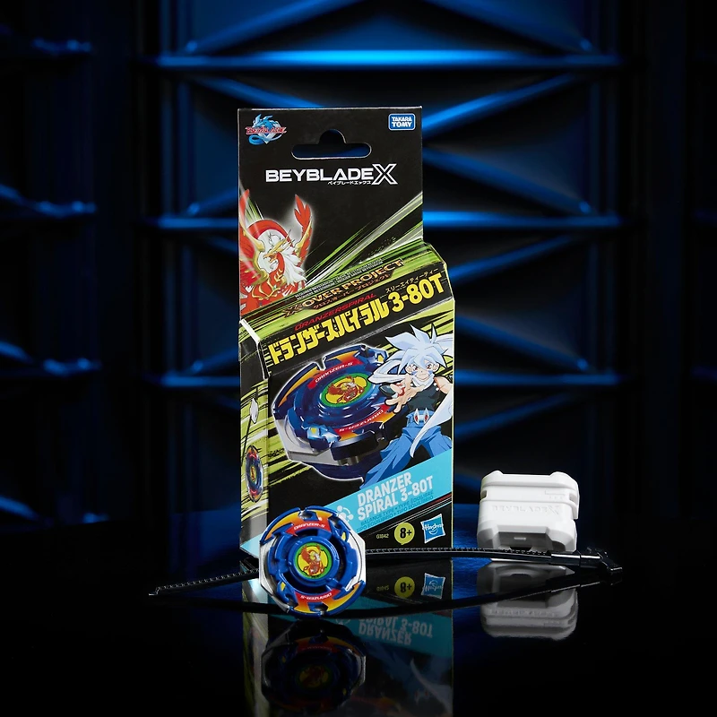 Hasbro Beyblade Takara Tomy X X-Over Project Dranzer Spiral 3-80T Starter Pack Set