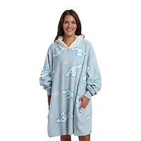 Sanrio Cinnamoroll Fuzzy Oversized Blanket Unisex Hoodie GameStop Exclusive