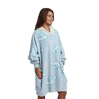 Sanrio Cinnamoroll Fuzzy Oversized Blanket Unisex Hoodie GameStop Exclusive