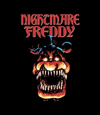 Five Nights at Freddy's Nightmare Freddy Double Sided Graphic T-Shirt GameStop Exclusive