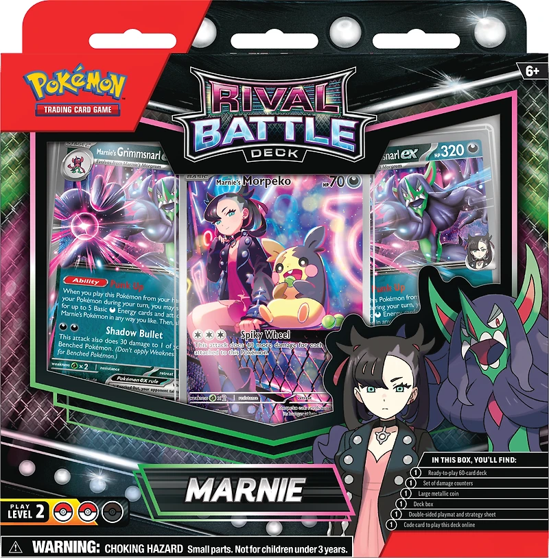 Pokemon Trading Card Game: Rival Battle Deck Marnie or Steven (Styles May Vary