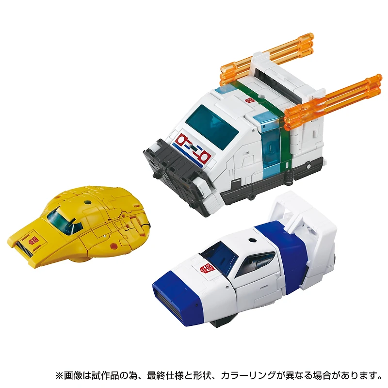 Hasbro Transformers Takara Tomy Dramatic Capture Series Cybertron Chase 4 and 5-in Action Figure Set