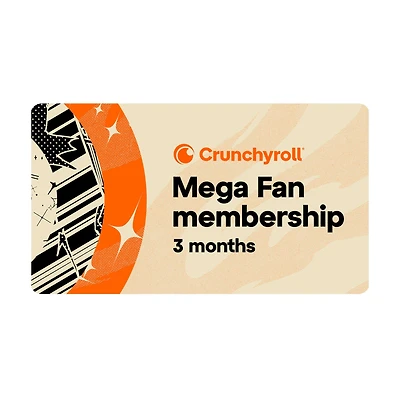 Crunchyroll MegaFan Subscription 3 Month