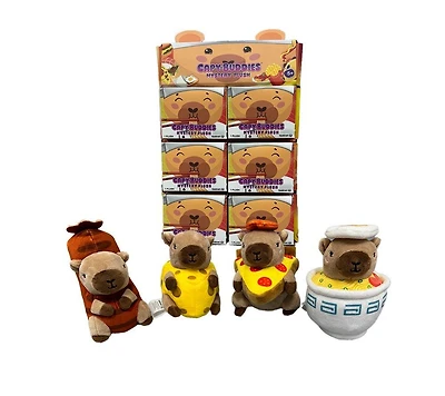 Capy-Buddies Herd 3: International Foods Mini Plush (Styles May Vary) GameStop Exclusive