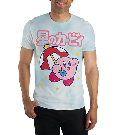 Kirby Tie Dye Glitter Unisex T-Shirt GameStop Exclusive