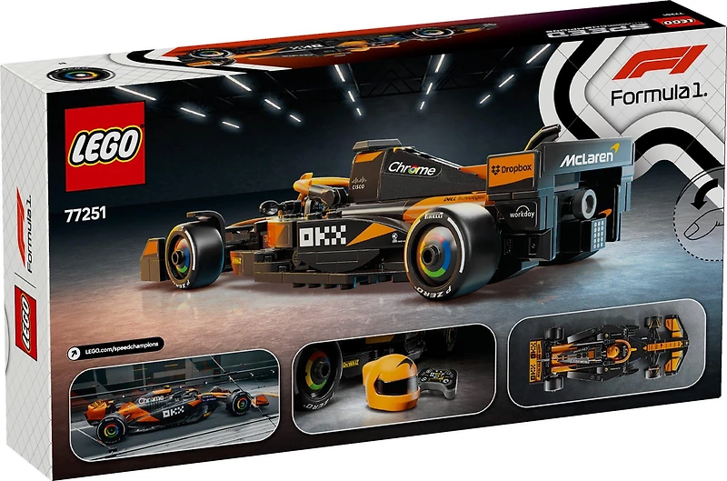 LEGO Speed Champions McLaren F1 Team MCL38 Race Car Building Set 77251