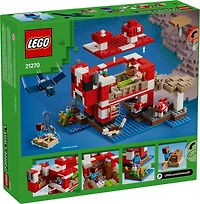 LEGO Minecraft The Mooshroom House Building Playset 21270