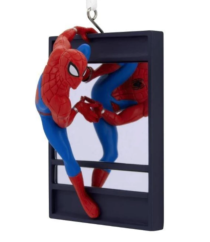 Hallmark Spider-Man - Spider-Man on Window Christmas Ornament