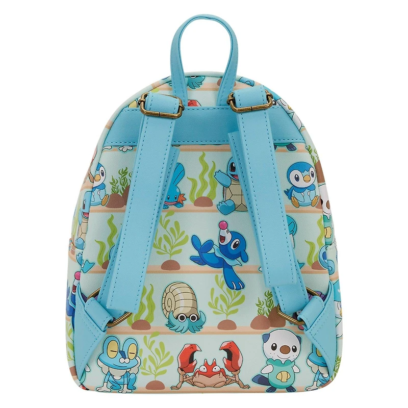 Loungefly Pokemon Water Type Aquarium Mini Backpack GameStop Exclusive