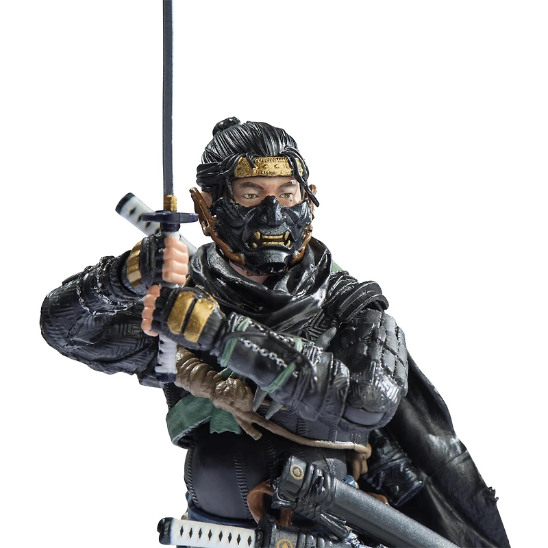 Spin Master PlayStation Ghost of Tsushima Jin Sakai (The Shapes Collection) 6-in Action Figure