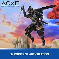 Spin Master PlayStation Ghost of Tsushima Jin Sakai (The Shapes Collection) 6-in Action Figure