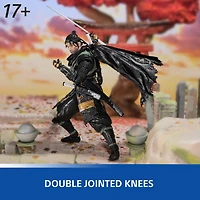 Spin Master PlayStation Ghost of Tsushima Jin Sakai (The Shapes Collection) 6-in Action Figure