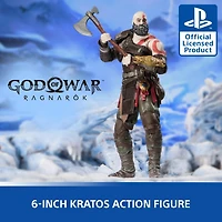 Spin Master PlayStation God of War Ragnarok Kratos (The Shapes Collection) 6-in Action Figure