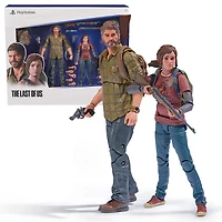 Spin Master The Last of Us Joel and Ellie 6-in Action Figures with 19 Accessories (2-Pack)