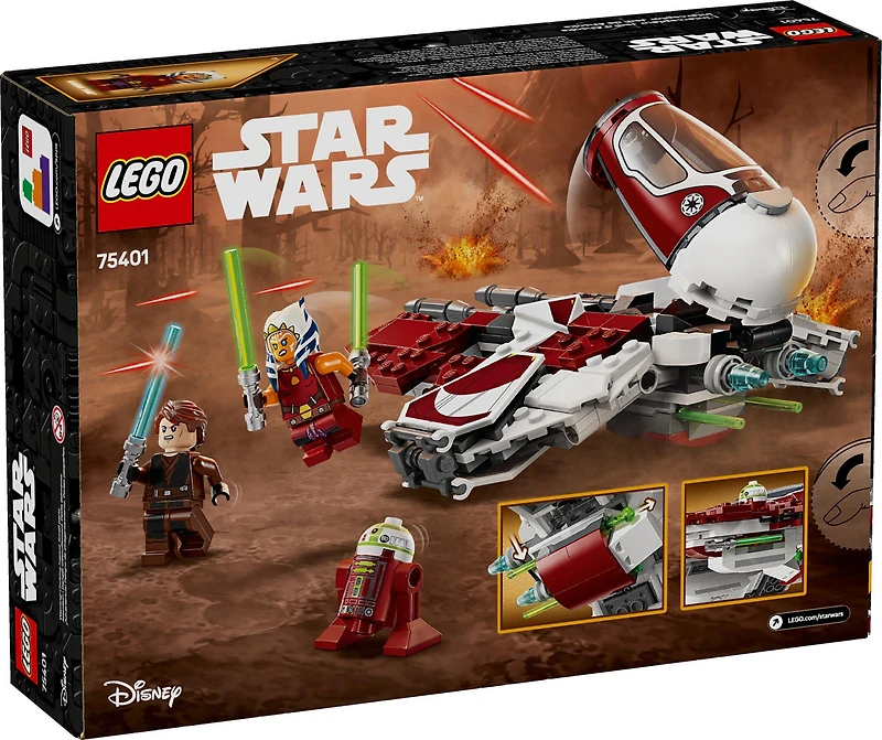 LEGO Star Wars Ahsoka's Jedi Interceptor Building Toy 75401