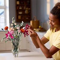 LEGO Botanicals Pretty Pink Flower Bouquet Building Playset 10342
