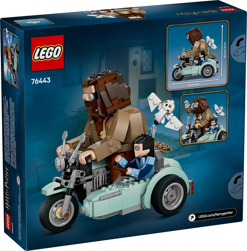 LEGO Harry Potter Hagrid and Harry's Motorcycle Ride Building Toy 76443
