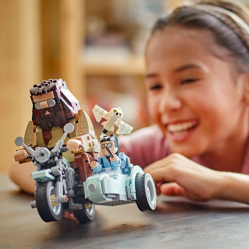 LEGO Harry Potter Hagrid and Harry's Motorcycle Ride Building Toy 76443