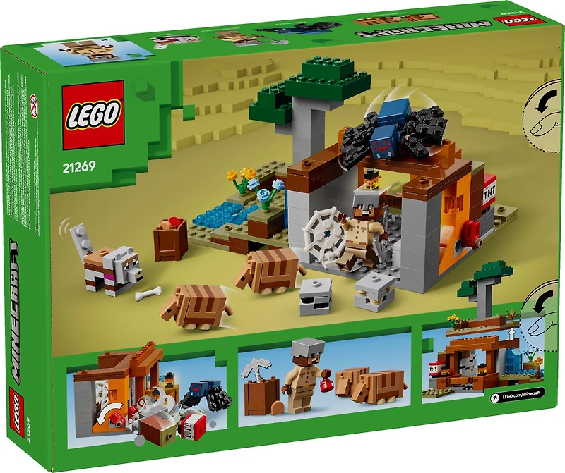 LEGO Minecraft The Armadillo Mine Expedition Building Playset 21269