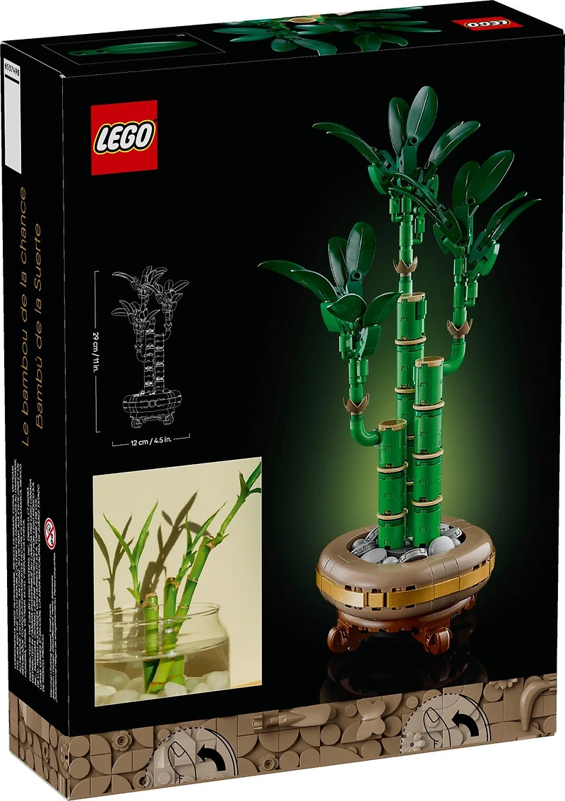 LEGO Botanicals Lucky Bamboo Building Set for Home Decor 10344