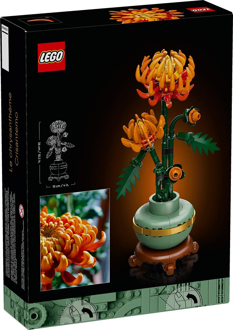 LEGO Botanicals Chrysanthemum Building Set for Home Decor 10368