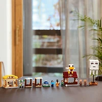 LEGO Minecraft The Ghast Balloon Village Attack Building Playset 21273