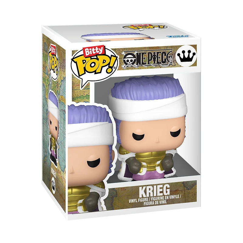Funko Bitty POP! One Piece Vinyl Figure Set 4-Pack (Sanji, Zeff, Krieg and a Mystery Chase)