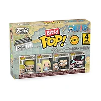 Funko Bitty POP! One Piece Vinyl Figure Set 4-Pack (Usopp, Kaya, Kuro, and a Mystery Chase)