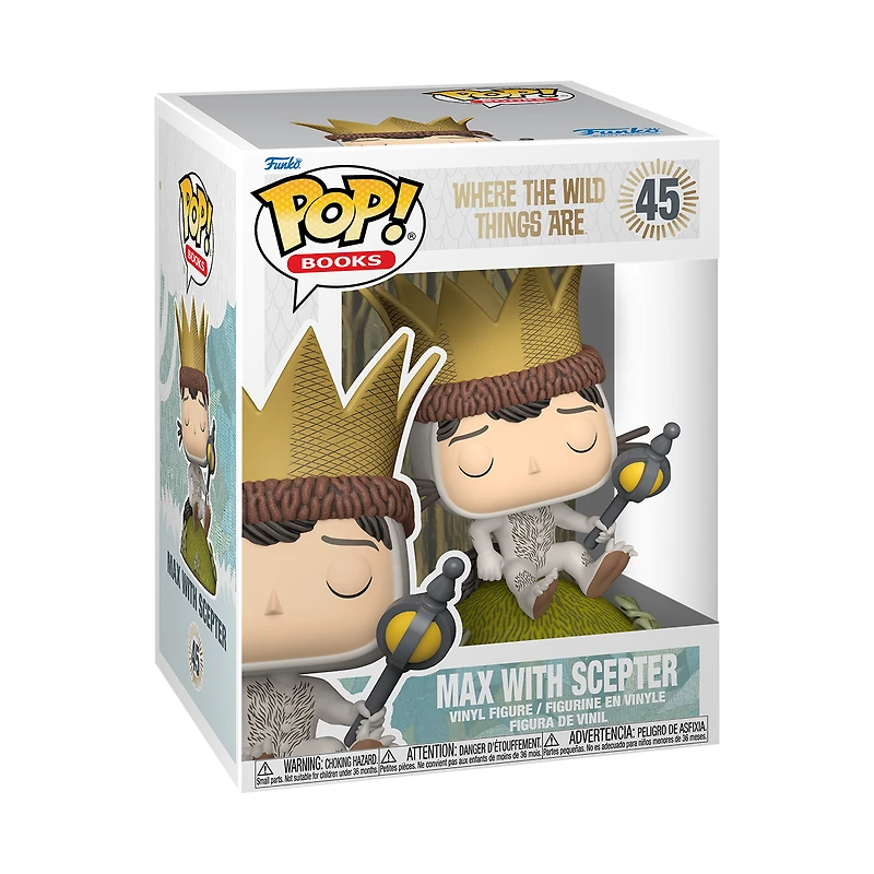 Funko POP! Premium: Where the Wild Things Are Max with Scepter 5-in Vinyl Figure