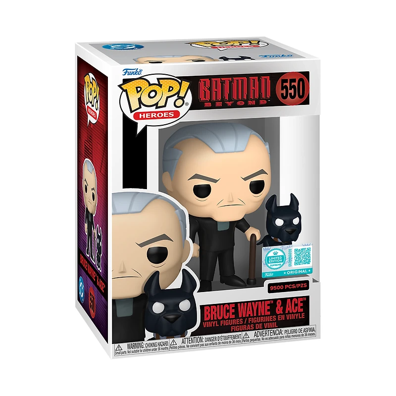 Funko POP! and Buddy: Batman: Bruce Wayne and Ace Vinyl Figure Set