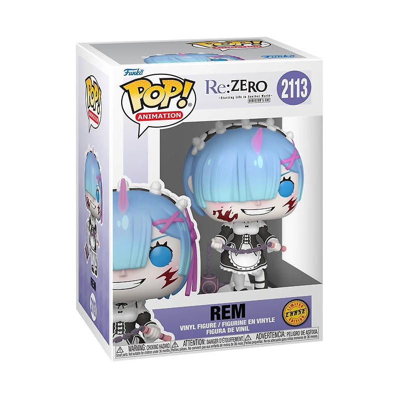 Funko POP! Animation: Re:ZERO Starting Life in Another World Rem (or Chase) 4.1-in Vinyl Figure