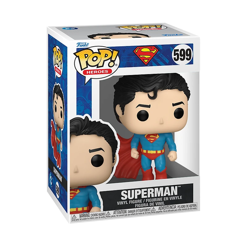 Funko POP! Heroes: DC Superman - Superman 4.7-in Vinyl Bobblehead Figure