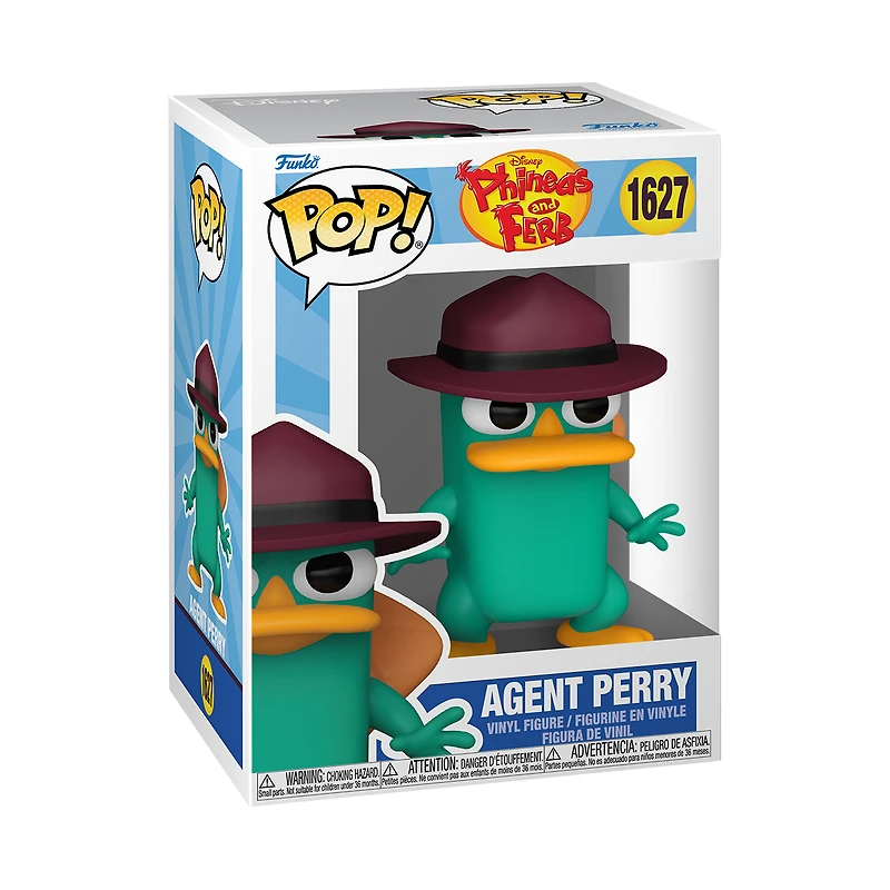Funko POP! Disney: Phineas and Ferb Agent Perry 3.8-in Vinyl Figure