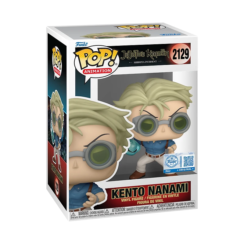 Funko POP! Animation: Jujutsu Kaisen Kento Nanami 4.1-in Vinyl Figure GameStop Exclusive