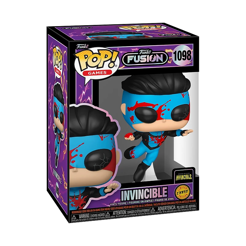 Funko POP! Television: Funko Fusion Invincible - Invincible (or Chase) 4.5-in Vinyl Figure