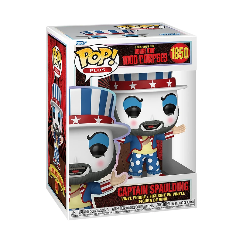 Funko POP! Plus: House Of 1000 Corps Captain Spaulding 4.6-in Vinyl Figure